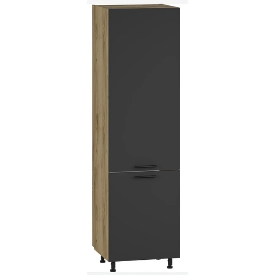 Cabinet for built-in refrigerator VENTO DL-60/214, facade: anthracite order